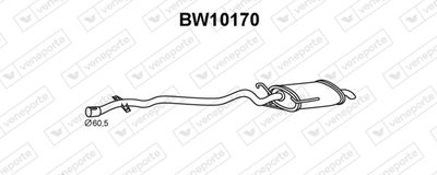  BW10170 VENEPORTE Глушитель выхлопных газов конечный