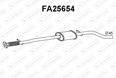  FA25654 VENEPORTE Предглушитель выхлопных газов