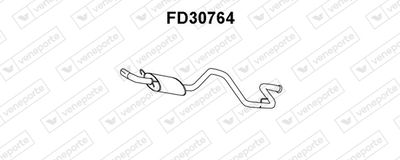  FD30764 VENEPORTE Глушитель выхлопных газов конечный