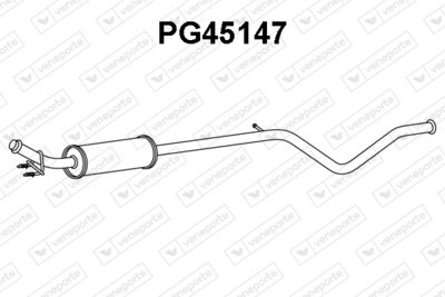  PG45147 VENEPORTE Предглушитель выхлопных газов