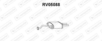  RV05088 VENEPORTE Глушитель выхлопных газов конечный