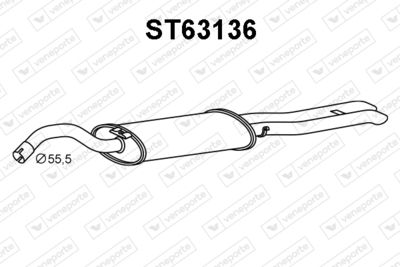  ST63136 VENEPORTE Глушитель выхлопных газов конечный