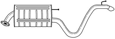  24640 SIGAM Глушитель выхлопных газов конечный