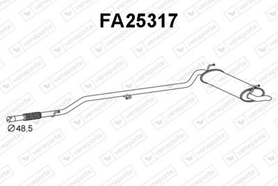  FA25317 VENEPORTE Глушитель выхлопных газов конечный