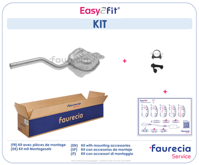  FS60020 Faurecia Глушитель выхлопных газов конечный