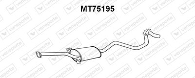  MT75195 VENEPORTE Глушитель выхлопных газов конечный