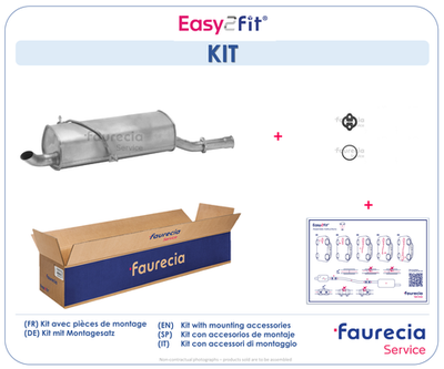  FS43105 Faurecia Глушитель выхлопных газов конечный