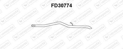  FD30774 VENEPORTE Глушитель выхлопных газов конечный