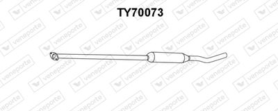  TY70073 VENEPORTE Предглушитель выхлопных газов