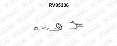  RV05336 VENEPORTE Глушитель выхлопных газов конечный