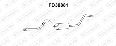  FD30881 VENEPORTE Глушитель выхлопных газов конечный