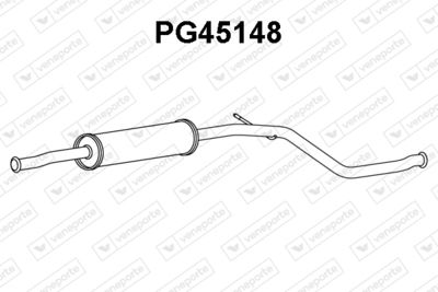  PG45148 VENEPORTE Предглушитель выхлопных газов