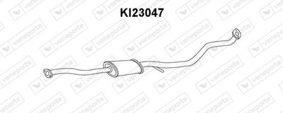  KI23047 VENEPORTE Предглушитель выхлопных газов