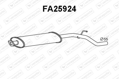  FA25924 VENEPORTE Предглушитель выхлопных газов