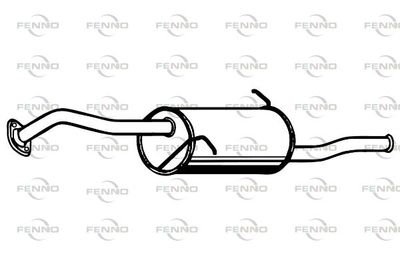 P3507 FENNO Глушитель выхлопных газов конечный