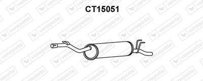  CT15051 VENEPORTE Глушитель выхлопных газов конечный