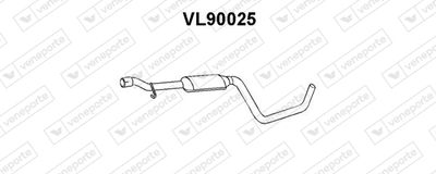  VL90025 VENEPORTE Предглушитель выхлопных газов