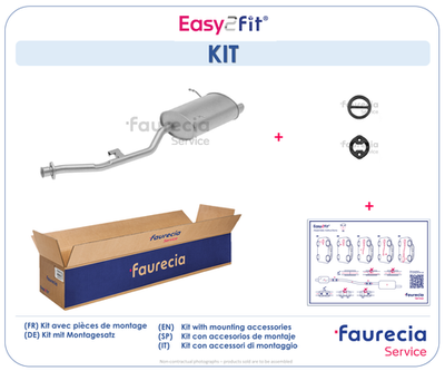  FS10098 Faurecia Глушитель выхлопных газов конечный