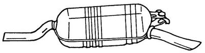  35621 SIGAM Глушитель выхлопных газов конечный