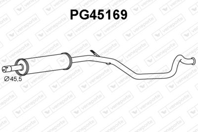  PG45169 VENEPORTE Предглушитель выхлопных газов