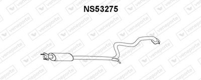  NS53275 VENEPORTE Средний глушитель выхлопных газов