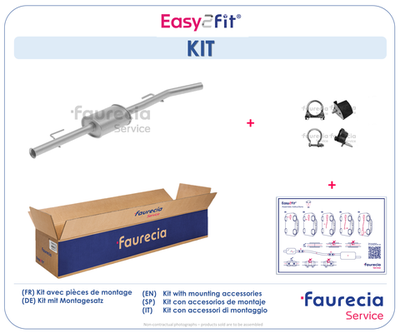  FS55421 Faurecia Предглушитель выхлопных газов