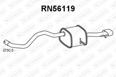  RN56119 VENEPORTE Глушитель выхлопных газов конечный