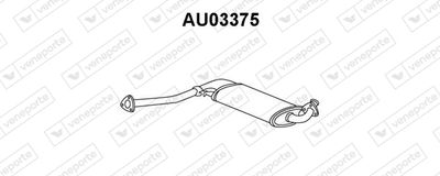  AU03375 VENEPORTE Предглушитель выхлопных газов