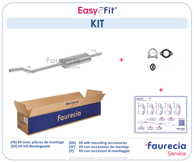  FS25934 Faurecia Предглушитель выхлопных газов