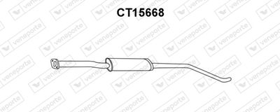  CT15668 VENEPORTE Предглушитель выхлопных газов