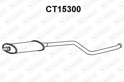  CT15300 VENEPORTE Средний глушитель выхлопных газов