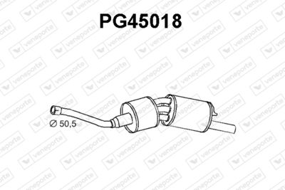  PG45018 VENEPORTE Глушитель выхлопных газов конечный