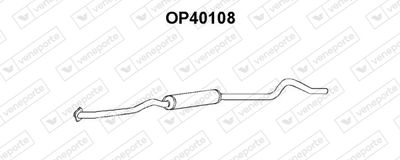  OP40108 VENEPORTE Предглушитель выхлопных газов