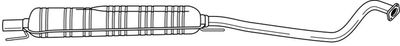  40481 SIGAM Средний глушитель выхлопных газов