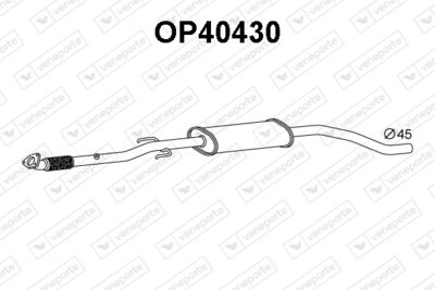  OP40430 VENEPORTE Предглушитель выхлопных газов