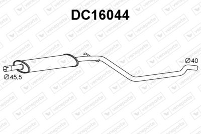  DC16044 VENEPORTE Предглушитель выхлопных газов