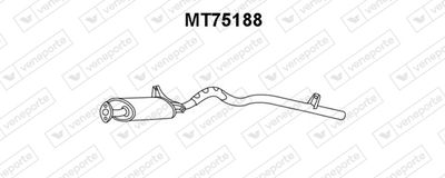  MT75188 VENEPORTE Глушитель выхлопных газов конечный