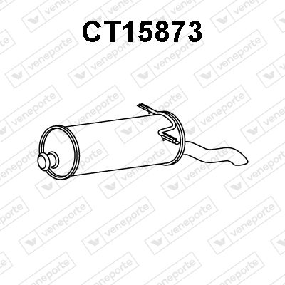  CT15873 VENEPORTE Глушитель выхлопных газов конечный