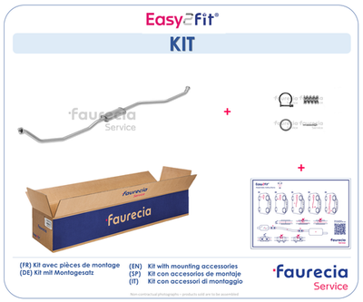  FS15098 Faurecia Средний глушитель выхлопных газов