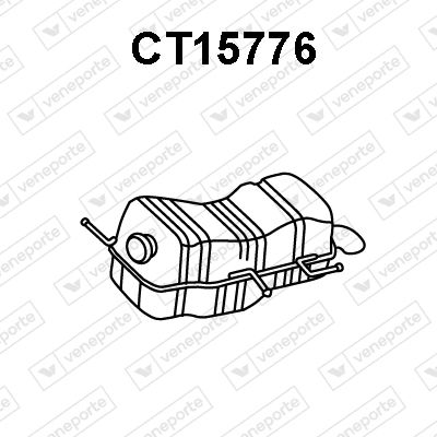  CT15776 VENEPORTE Глушитель выхлопных газов конечный