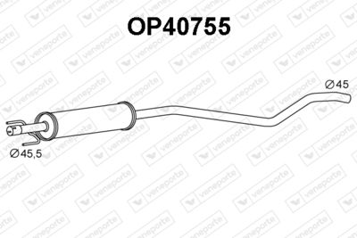  OP40755 VENEPORTE Предглушитель выхлопных газов