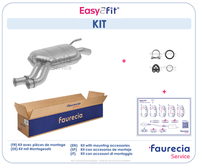  FS50019 Faurecia Средний глушитель выхлопных газов