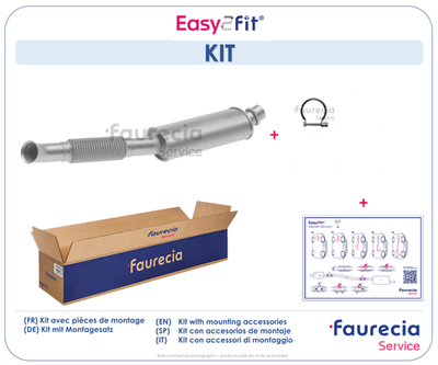  FS45659 Faurecia Предглушитель выхлопных газов