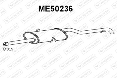  ME50236 VENEPORTE Глушитель выхлопных газов конечный