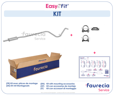  FS55103 Faurecia Предглушитель выхлопных газов