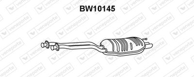  BW10145 VENEPORTE Глушитель выхлопных газов конечный