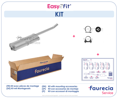  FS15381 Faurecia Предглушитель выхлопных газов