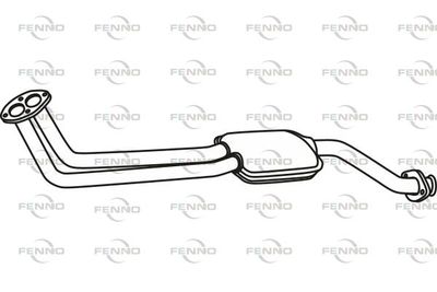  P36034 FENNO Предглушитель выхлопных газов