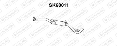  SK60011 VENEPORTE Предглушитель выхлопных газов