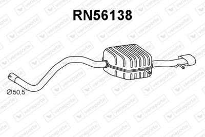  RN56138 VENEPORTE Глушитель выхлопных газов конечный